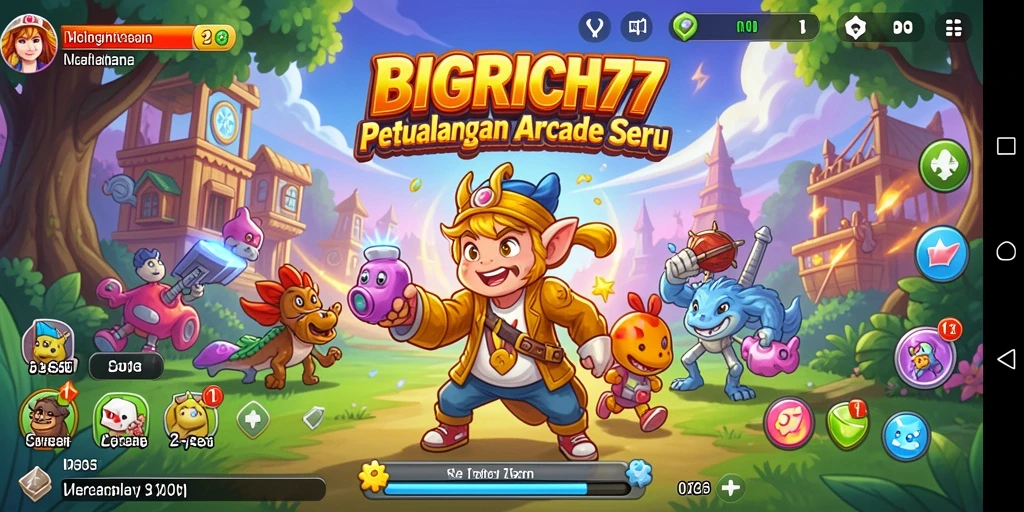 Gameplay seru dari BIGRICH77 dengan berbagai tantangan arcade.