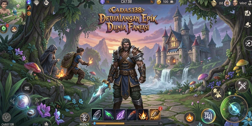 Gameplay seru CADAS138 dalam dunia RPG fantastis.