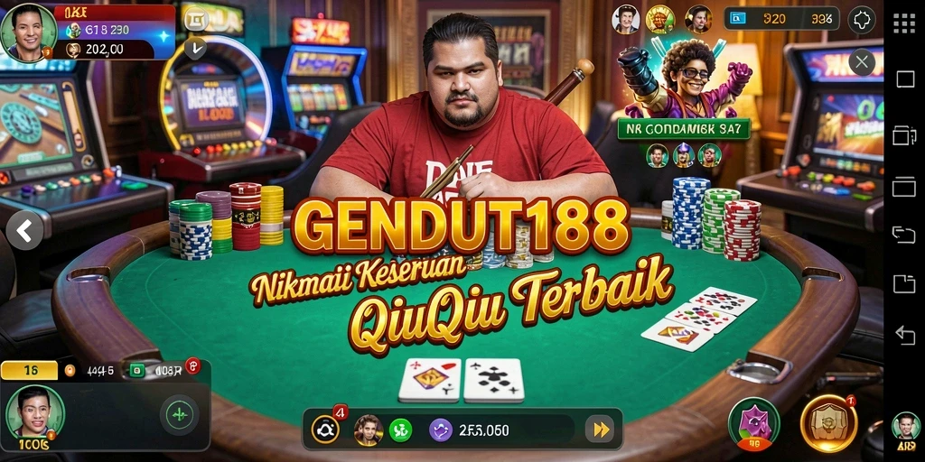 Screenshot GENDUT188 menunjukkan gameplay seru QiuQiu.