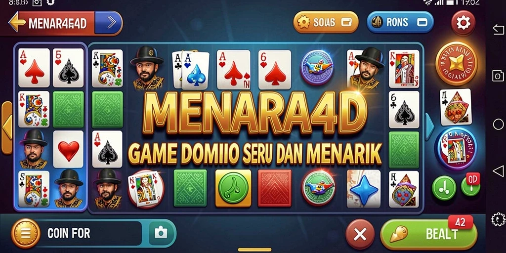 Tampilan gameplay seru dalam MENARA4D yang mengasyikkan.