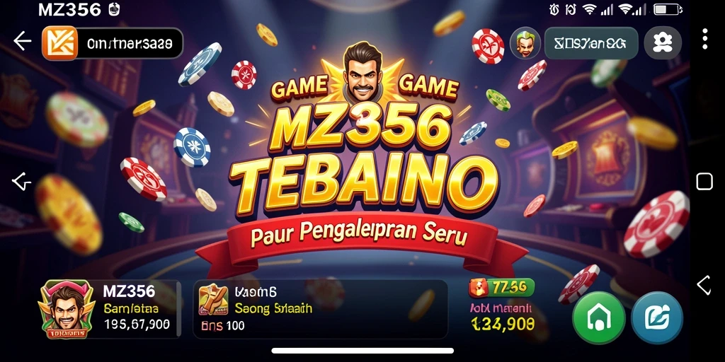 Screenshot gameplay MZ356 yang menampilkan suasana Kasino yang menarik.