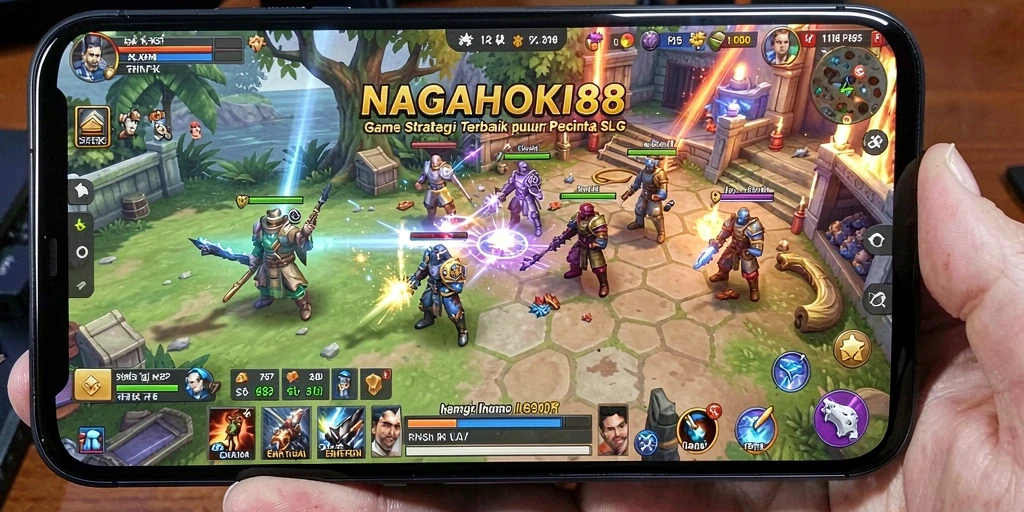 Tangkapan layar gameplay NAGAHOKI88 yang menunjukkan aksi pertempuran dan strategi.