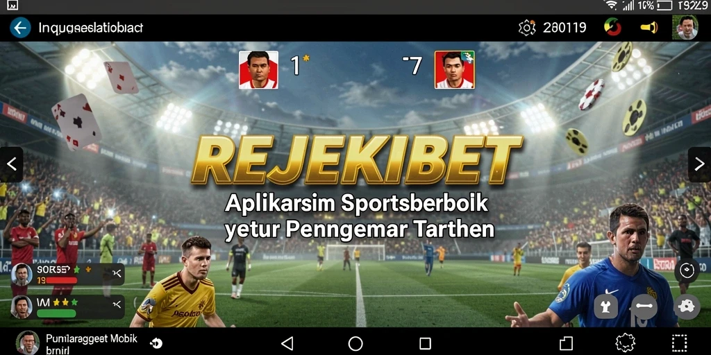 Tampilan gameplay menarik dari aplikasi Sportsbook REJEKIBET.