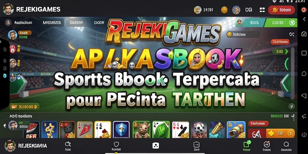 Screenshot utama REJEKIGAMES menampilkan fitur taruhan menarik.