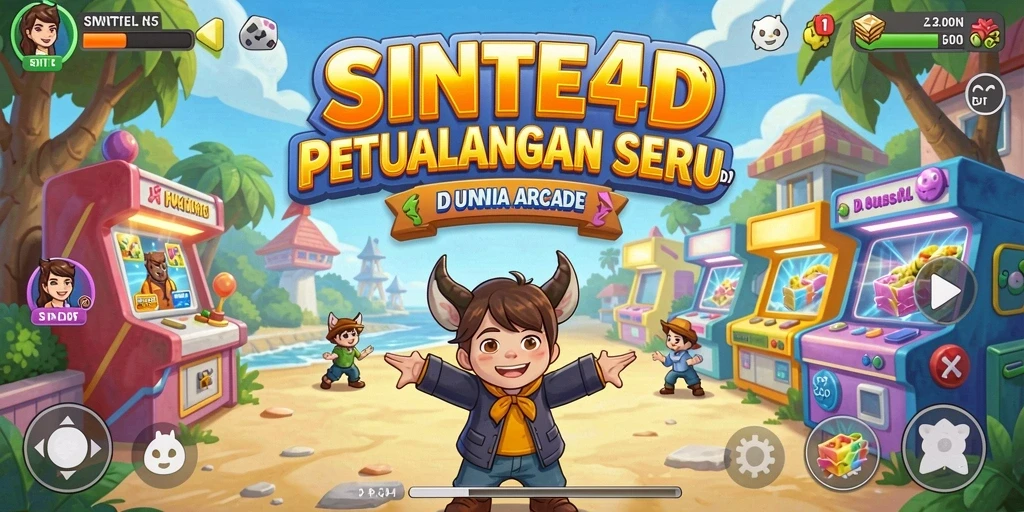 Screenshot menunjukkan gameplay mengasyikkan dalam SINTE4D.