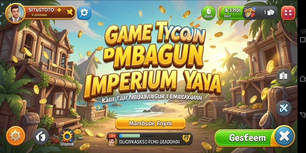 Screenshot utama menunjukkan gameplay Tycoon yang menarik di SITUSTOTO.