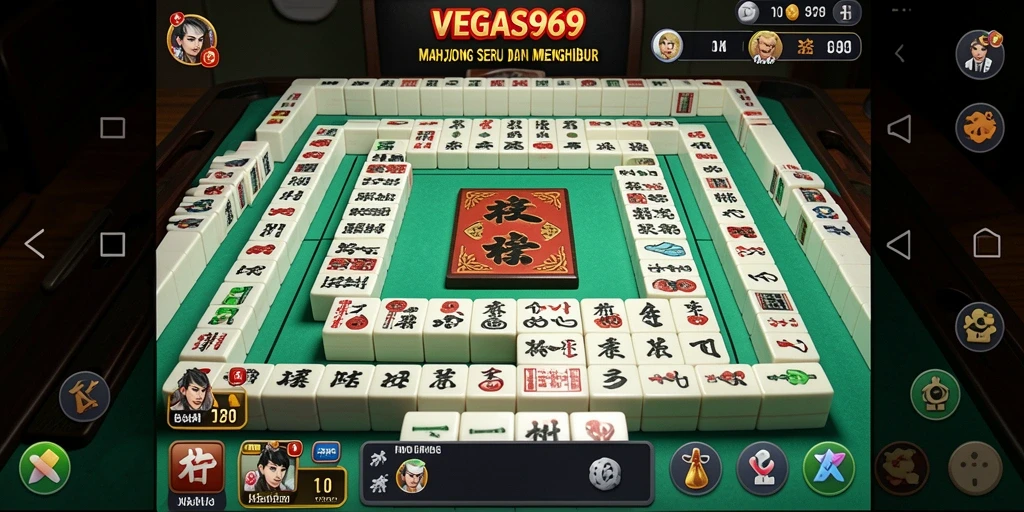 Screenshot gameplay <strong>VEGAS969</strong> menunjukkan aksi permainan Mahjong yang seru.